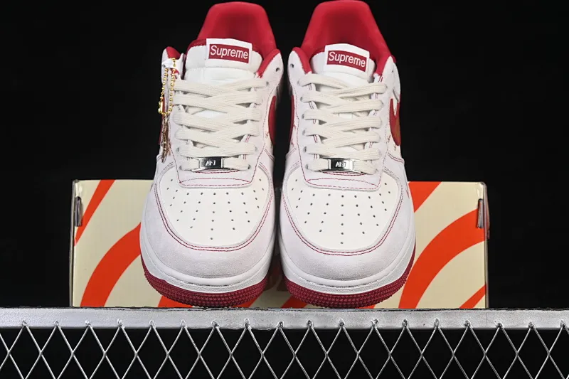 All categories Nk Air Force 1 Air Force series Nk Air Force 1 Low Air Force low-top Nike Air Force 1'07 Low Year of the Horse limited edition red and white contrast Air Force 1 low-top casual sneakers JP2026-133